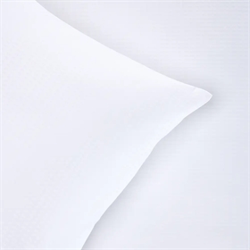 Bettwäsche 140x200 cm - Blocks - Baumwollsatin - White